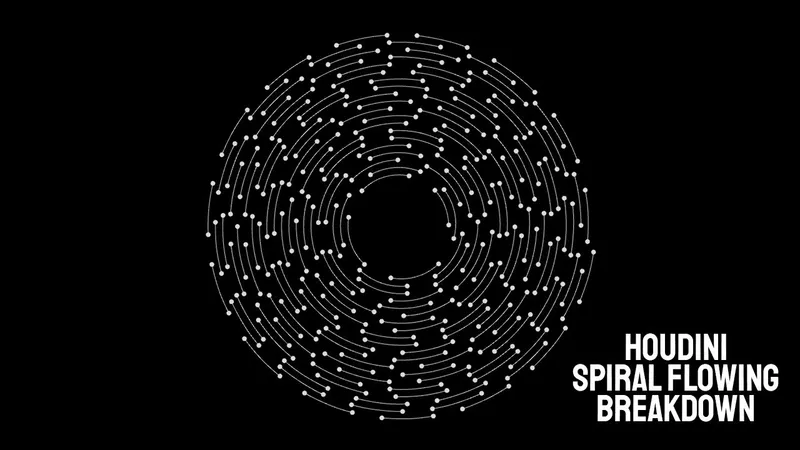 Houdini Spiral Flow Breakdown