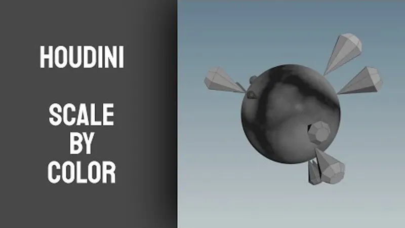 Houdini - Scale by color
