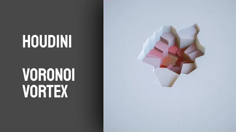 Houdini - Voronoi vortex