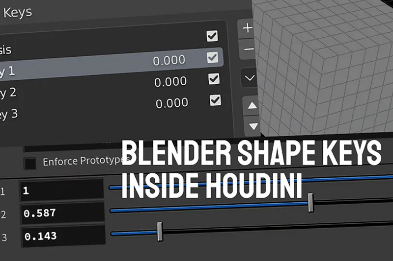 Blender Shape Keys inside Houdini