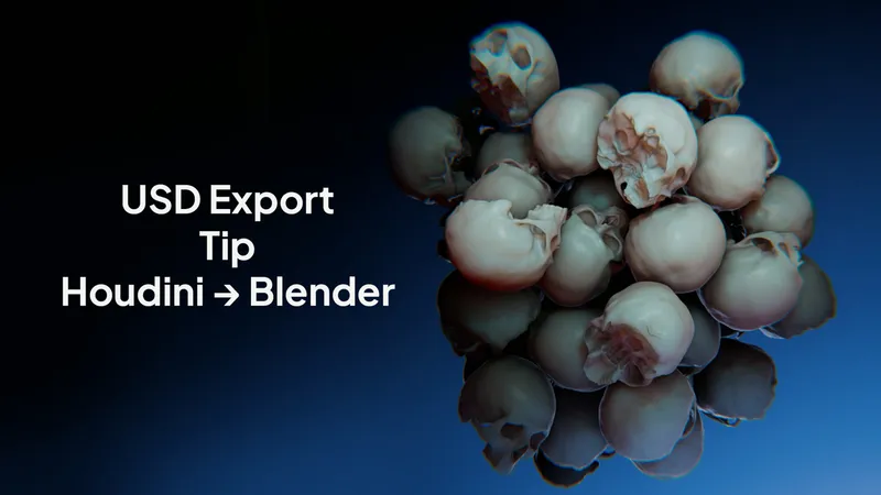 Quick USD Tip for Houdini → Blender Pipelines